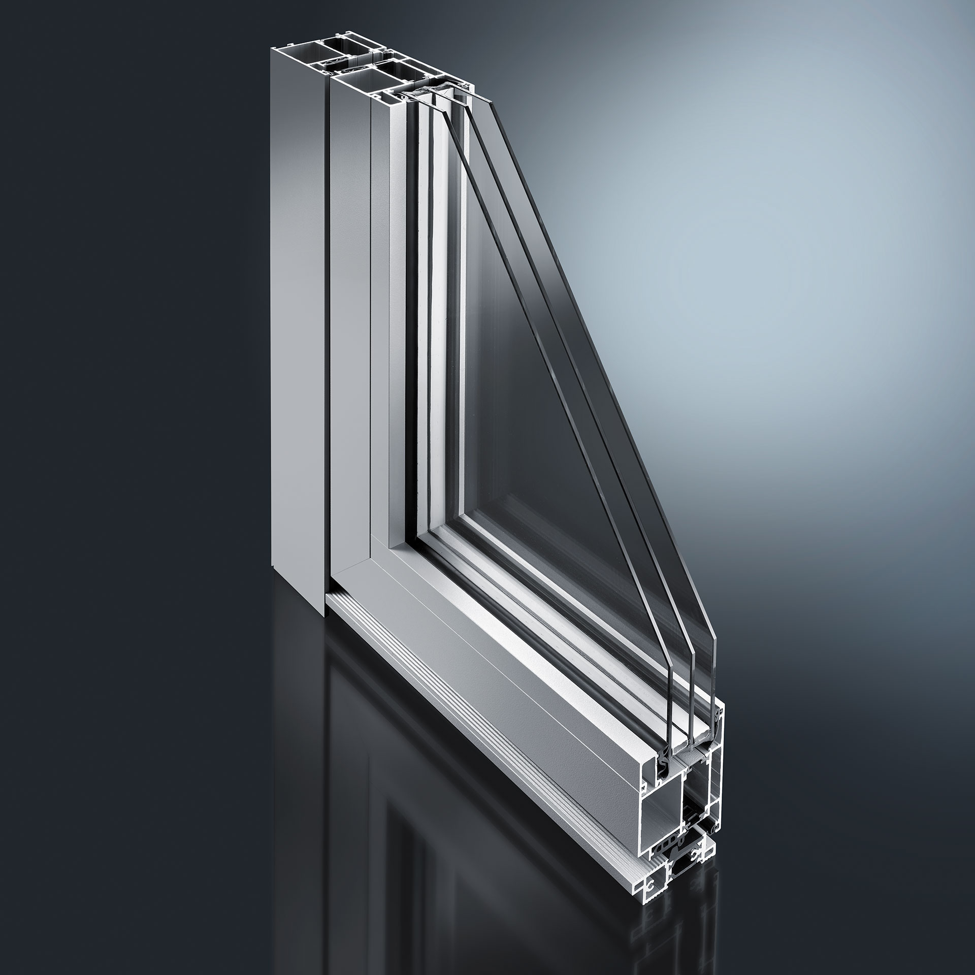 Systemy profili do drzwi wejściowych i drzwi - oferujemy zarówno aluminiowe okładziny do drzwi drewnianych, jak i nowoczesne standardowe modele wykonane z aluminium, a także systemy profili do ścianek działowych i elementów ściennych, również we wnętrzach.